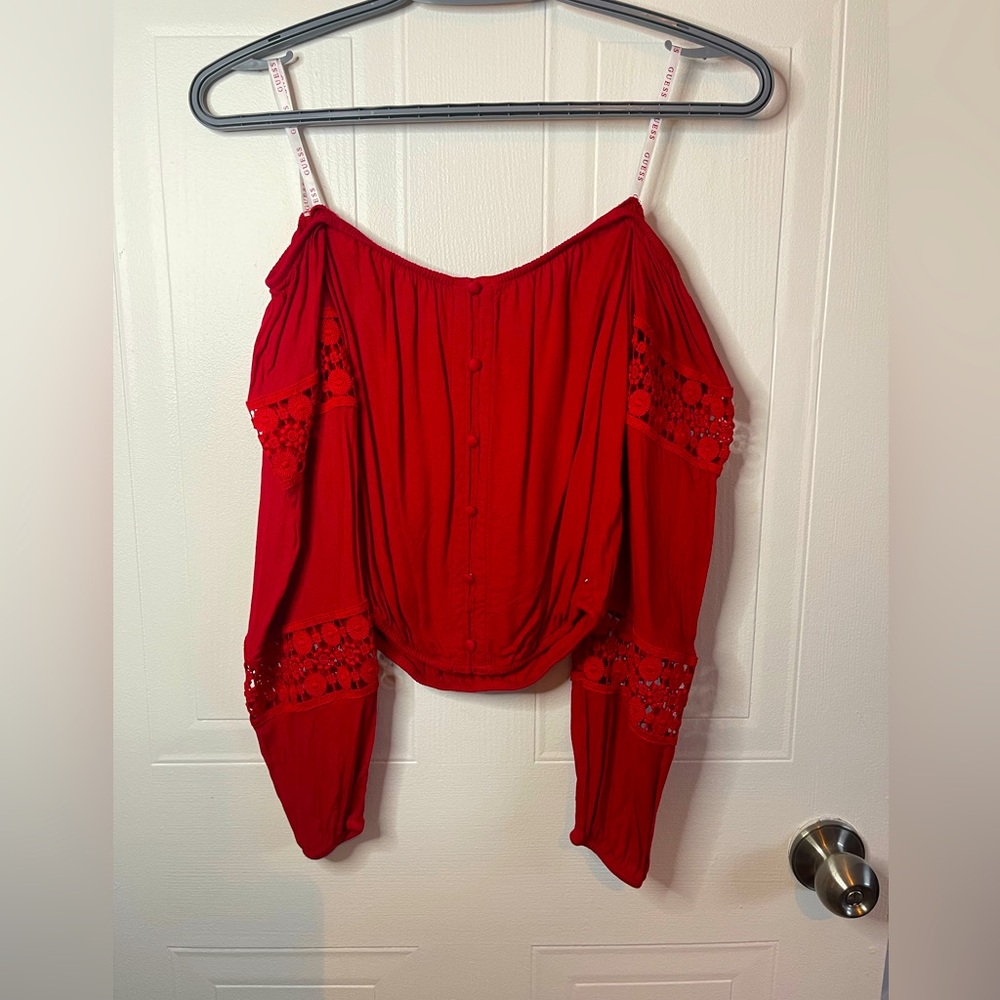 Off Shoulder Boho-Style Top from Guess